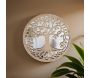 Décoration murale avec miroir Arbre de vie 35 cm - SIL