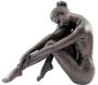 Décoration à poser en polyrésine Woman bronze