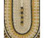 Éventails en jonc colorés ethniques (lot de 2) - 39,90