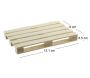 Dessous de verre 4 palettes en bois - 2,79