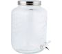 Distributeur en verre avec couvercle et robinet