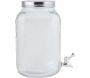 Distributeur en verre avec couvercle et robinet - ESS-0607