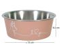 Ecuelle antidérapante rose pour chiens Love dog - ZOLUX
