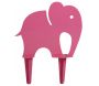Eléphant rose déco en fer