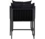 Ensemble de balcon 2 chaises et une table Noto - 6