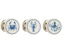 Ensemble de 3 boutons de porte Mer