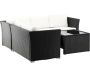 Ensemble canapé d'angle et table basse en résine tressée Haiti - 6