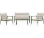 Ensemble canapé, fauteuils et table en acier Mazzaro - VENTURE HOME
