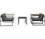 Ensemble canapé fauteuils et table basse de jardin Dakar - 5