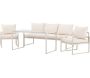 Ensemble canapé fauteuils et table de jardin Catania - VEN-0990