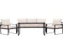 Ensemble canapé fauteuils et table de jardin Catania - VENTURE HOME