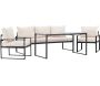 Ensemble canapé fauteuils et table de jardin Catania