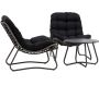 Ensemble détente 2 chaises et table basse Cala - VEN-1006