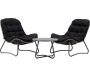 Ensemble détente 2 chaises et table basse Cala