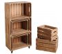 Ensemble étagère et caisses de rangement