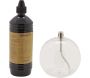 Ensemble lampe à huile en verre Sphere avec huile de paraffine