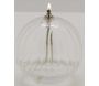Ensemble lampe à huile en verre strié Ellipse avec huile de paraffine - 5