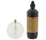 Ensemble lampe à huile en verre strié Sphere avec huile de paraffine offerte