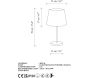 Ensemble de 2 lampes à poser Abajur - ASI-2033