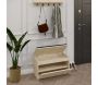 Ensemble meuble d'entrée et étagère avec patères Boby - HANAH HOME