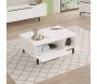 Ensemble meuble TV et table basse en aggloméré et métal Tilly - 5