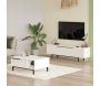 Ensemble meuble TV et table basse en aggloméré et métal Tilly - 7