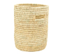 Ensemble panier à linge en jonc naturel avec couvercle et corbeilles assorties - 7