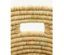 Ensemble panier à linge en jonc naturel avec couvercle et corbeilles assorties - 135