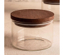Ensemble pots en verre avec couvercle bois - 5