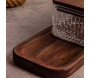 Ensemble pots en verre avec couvercle et plateau bois - 6