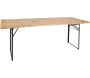 Ensemble table et 2 bancs de jardin Brasserie - ESS-1610
