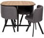 Ensemble table carrée et chaises encastrables June - 329
