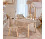 Ensemble table et chaise enfant en aggloméré Bizzy - HANAH HOME