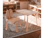 Ensemble table et chaise enfant en aggloméré Bizzy - HANAH HOME