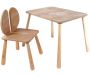 Ensemble table et chaise enfant en aggloméré Bizzy
