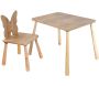 Ensemble table et chaise enfant en aggloméré Bizzy