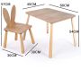 Ensemble table et chaise enfant en aggloméré Bizzy - ASI-1754