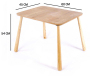 Ensemble table et chaise enfant en aggloméré Bizzy - 65,90