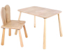 Ensemble table et chaise enfant en aggloméré Bizzy