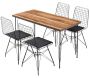 Ensemble table et 4 chaises Pure