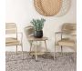 Ensemble table et 2 chaises en aluminium Faro Cafe - 8
