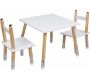 Ensemble table et 2 chaises pour enfants en bois Crayon