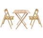 Ensemble table et chaises de jardin pliante en teck FSC - Tramontina