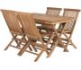 Ensemble table et 4 chaises en teck Kenya - Venture Home