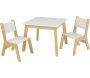 Ensemble table moderne + 2 chaises