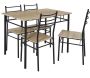Ensemble table de repas avec 4 chaises Loka - 159