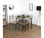 Ensemble table de repas avec 4 chaises Loka - THE HOME DECO FACTORY