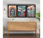 Ensemble de 3 tableaux décoratifs - HANAH HOME