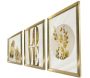 Ensemble de 3 tableaux décoratifs - 36,90