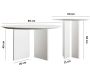 Ensemble de 2 tables en aggloméré Leo - ASI-2001